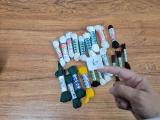 Shoelace Bundle — approx 20 Pairs, White, Green, Yellow and Brown - Image 2