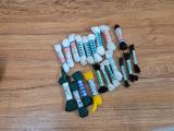 Shoelace Bundle — approx 20 Pairs, White, Green, Yellow and Brown - Image 1