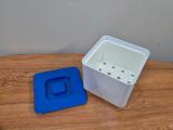 Lilimet Kitchens Retro Bread & Vegetable Keeper — Blue Lid - Image 3