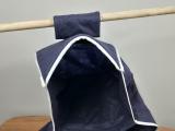 Hanging Wardrobe Organiser — Navy, 5 Shelves, 38 × 122cm - Image 3