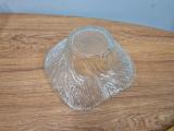 Textured Glass Bowl — Branch Pattern, approx 22cm - Image 3