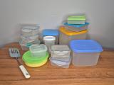 Food Storage Container Collection — approx 14 Pieces incl. Tupperware - Image 1