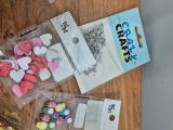 Scrapbooking Embellishment Bundle — Roses, Bows, Pearls & Brads - Image 3