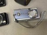 Vintage Digital Cameras ×3 — 2× Samsung + Canon PowerShot A400, with Bags - Image 4