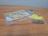 Wooden Craft Letters, Name Plaque & Glitter Washi Tape - Image 2