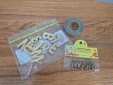 Wooden Craft Letters, Name Plaque & Glitter Washi Tape - Image 1
