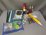 Stationery & Craft Bundle — Notebooks, Pencils, Glue & Washi Tape - Image 2