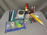 Stationery & Craft Bundle — Notebooks, Pencils, Glue & Washi Tape - Image 1