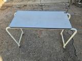 Adjustable Overbed Table — Castors, Laminate Top - Image 2