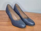 Froggie Navy Leather Court Shoes — Size 7, Made in South Africa - Image 4