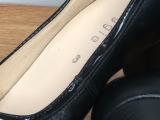 Froggie Black Leather Court Shoes — Size 3, Cap Toe - Image 6
