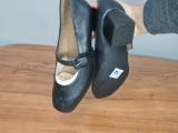 Froggie Black Leather Mary Janes — Size 4, Block Heel - Image 7
