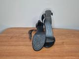 Froggie Black Leather Strappy Sandals — Size 8, Ankle Strap - Image 6
