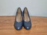 Froggie Navy Leather Court Shoes — Size 9 - Image 2