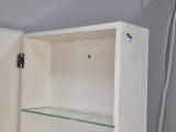 White Painted Bathroom Wall Cabinet — Two Shelves - Image 4