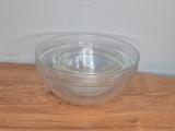 Glass Nesting Mixing Bowls — Set of Four, Graduated - Image 1