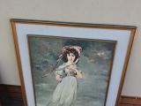 "Blue Boy" & "Pinkie" — Pair of Framed Gainsborough & Lawrence Prints - Image 2