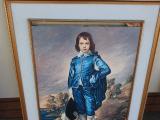 "Blue Boy" & "Pinkie" — Pair of Framed Gainsborough & Lawrence Prints - Image 1